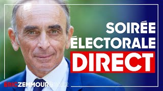 Eric Zemmour  Soirée Électorale  Élection Présidentielle 2022 EN DIRECT 🔴 [upl. by Haugen]