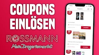 Rossmann App Coupons einlösen Anleitung  Wie funktioniert die Rossmann App [upl. by Polky]