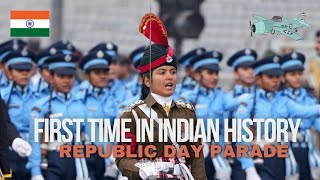 FIRST TIME IN INDIAN HISTORY OF REPUBLIC DAY PARADE 2024  ALL WOMEN CONTINGENT [upl. by Tingey410]