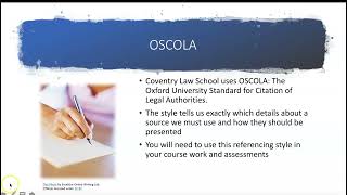 Introduction to the OSCOLA Referencing System [upl. by Holcman112]