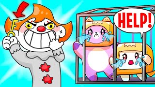 Can FOXY amp BOXY Escape PENNYWISE THE CLOWN ANIMATED LANKYBOX VIDEOS [upl. by Emsmus]