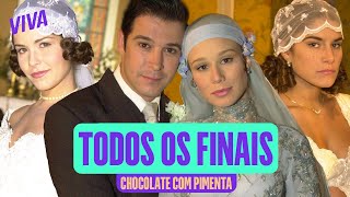 ANINHA E DANILO FELIZES OLGA CASANDO COM PEIXOTO TODOS OS FINAIS DE CHOCOLATE COM PIMENTA  VIVA [upl. by Acirderf542]