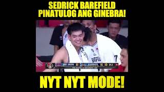 SEDRICK BAREFIELD NIGHT NIGHT PINATULOG ANG GINEBRA BLACKWATER CONTENDER NA pba youtube [upl. by Marti]