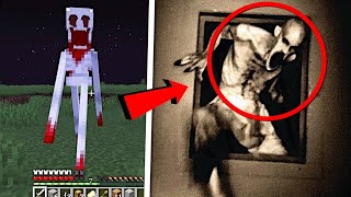 Minecraft Entities That CAUGHT ON CAMERA [upl. by Megan]