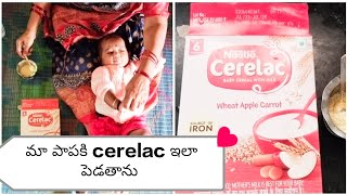 6th month baby cerelac preparationhome made cerelacJyoshnatalks [upl. by Eartha]