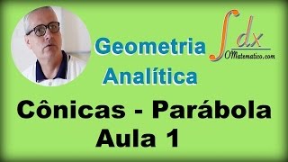 Grings  Geometria Analítica Cônicas  Parábola  Aula 1 [upl. by Bobker]