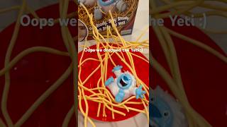 Watch How We Play “Yeti in My Spaghetti” Game shortsfeed fun shorts [upl. by Whale]