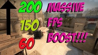 BEST CSGO FPS BOOST GUIDE UP TO 100FPS BOOST [upl. by Anerul]