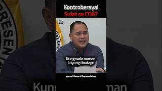 KONTROBERSYAL SULAT SA COA VPSara OVP OVPBudget [upl. by Bill305]