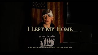 I Left My Home Military Cadence  Official Lyric Video [upl. by Ecyrb114]