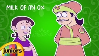 Akbar And Birbal Animated Stories In English For Kids  Milk Of An Ox  Mango Juniors [upl. by Aicia]