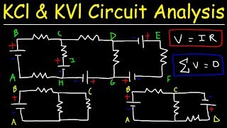 Kirchhoffs Law Junction amp Loop Rule Ohms Law  KCl amp KVl Circuit Analysis  Physics [upl. by Anelhtac]