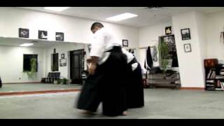 Aikido techniques  morotetori kokyuho [upl. by Acinhoj]