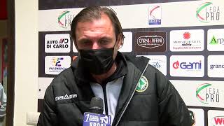 FoggiaAvellino20Mister Gautieri nel post gara [upl. by Lonier]