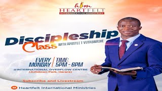 DISCIPLESHIP CLASS Communicating with God  Season 2 II with Apostle T Vutabwashe [upl. by Eirac]