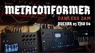 Dawless jam with Octatrack Pulsar 23 Torso S4 amp Modular [upl. by Cired749]