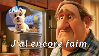 Vatil manger son chien 👀  🎶 Jai encore faim🍴🇫🇷 Ceci nest pas Gérard Depardieu  🥖🧀🍕🍟🍰🍭🍫 [upl. by Anniahs289]