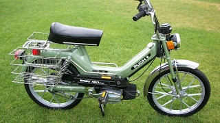 puch sport moped getting brought back to life after sitting 22 years [upl. by Nidia]