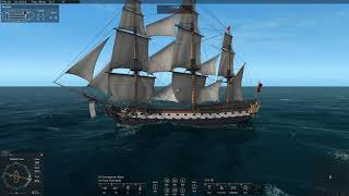 Admiraal de Ruyter 3rd Rate Vs Pavel 2nd Rate Naval Action [upl. by Aiden]