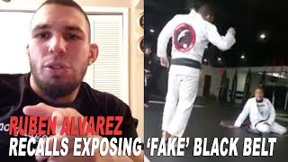 Ruben Alvarez Recounts Story Behind Viral Video Exposing Fake Black Belt [upl. by Bilek]