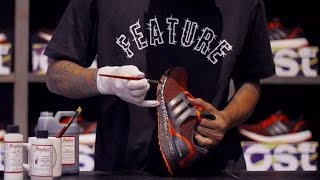 FEATURE TV  How To Black Out Adidas Boost Midsoles [upl. by Milton46]