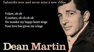 Dean Martin  Volare  Lyrics [upl. by Ueih]