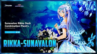 SUNAVALON RIKKA  combination of plant decks ft aroma YuGiOh Master Duel [upl. by Ashraf177]