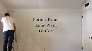 Portola Paints  Lime Wash Timelapse [upl. by Secunda229]