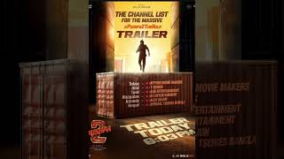 Pushpa 2 Trailer Out Today The Channel List For The Massive pushpa 2 The Rule trailer shorts [upl. by Lewiss278]