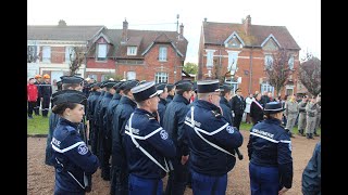 Somme  les images de la commémoration du 11 novembre à Montdidier [upl. by Matrona174]