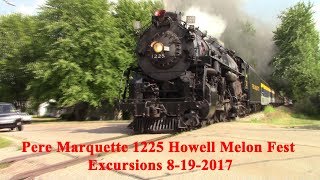 Pere Marquette 1225 Howell Mellon Fest Excursions 8192017 [upl. by Folly882]