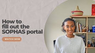 How to fill out the SOPHAS Portal [upl. by Notlehs]