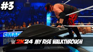 CASKET MATCH WITH KANE WWE 2K24 MyRise [upl. by Ecinreb]