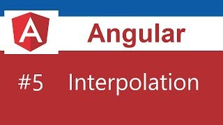 Angular Tutorial  5  Interpolation [upl. by Nyrek709]