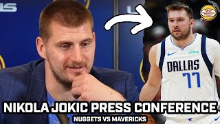 Nikola Jokic on Evaluating His Game After MOSTER 371815 Game vs Mavs [upl. by Iramaj]