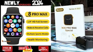 W26 Pro Max Smartwatch Review and Phone Connection Guide  Best Budget Smartwatch 2023 [upl. by Jonis]