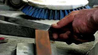 How to Sharpen a Knife  How to Sharpen a Boker Knife [upl. by Adniroc]