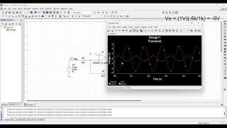 Inverting Amplifier Simulation  Multisim  Simulate Electronics [upl. by Aihsital]