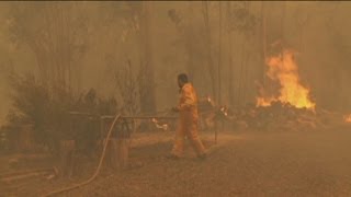 Homes destroyed as NSW ravaged by fire [upl. by Irv]