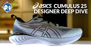 ASICS Gel Cumulus 25 Designer Deep Dive  Full Blast Cushioning Delivers Even More Pop [upl. by Atinel]