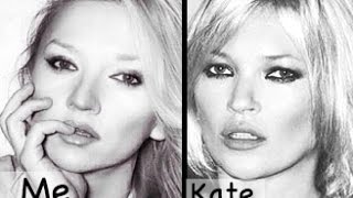 Kate Moss Makeup Transformation [upl. by Uok642]