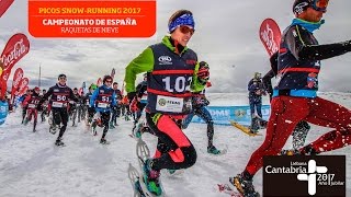 Picos Snow Running 2017 [upl. by Ardnalac]