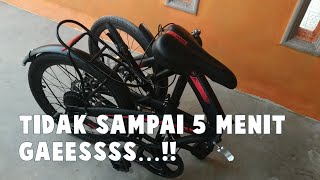 Ga Sampe 5 Menit Cara Melipat Sepeda Lipat Exotic 2026 MG [upl. by Ahsenad]