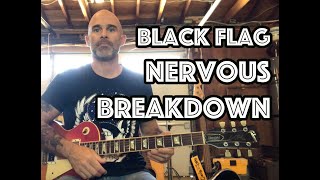 Nervous Breakdown Black Flag Guitar Lesson  Tutorial [upl. by Aneeuqal]