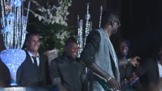 Adebayor Cisse Ballack and Essien dancing before gameofhope [upl. by Tennies]