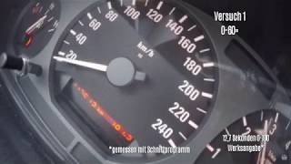 BMW E36 316i 0100 kmh Acceleration [upl. by Aicrag]