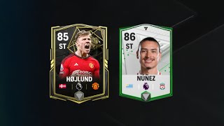 RASMUS HOJLUND VS NUNEZ FIFA Mobile CARDS [upl. by Angelico]