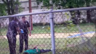 FBI video enhancement of Walter Scott shooting [upl. by Athal]