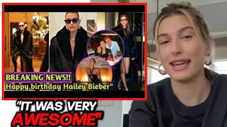 Hailey Bieber PUBLICLY SHARES Stunning Birthday Images As She INTRODUCES Her New Beauty Products [upl. by Uhsoj]