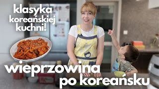 Pyszna wieprzowina po koreańsku  prosty przepis na klasyczne koreańskie danie [upl. by Bloem]